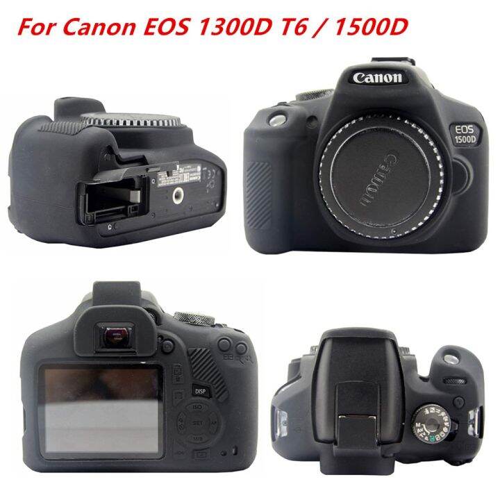 กล้องซิลิโคนกระเป๋ากระจก-lcd-ฟิลเตอร์-cpl-uv-ฝาครอบเลนส์สำหรับ-canon-eos-2000d-4000d-1300d-250d-200d-t100-t7-sl2-t6-sl3-18-55มม