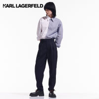 KARL LAGERFELD - CARA LOVES KARL TUXEDO PANTS 226W1064 กางเกงขายาว