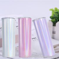 ❡∈✲ rfefefewfeerew 20oz diy sublimação magro tumbler com tampa palha de aço inoxidável dupla vácuo água térmica impressão para o presente natal