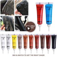 【LZ】✙□  20ml Leather Filler Repair Gel Agent Auto Car Seat Sofa Coats Holes Scratch Cracks Complementary Refurbishing Cream Paste