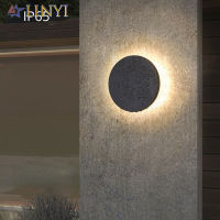 Black White LED Wall Lamps Outdoor Waterproof IP65 Garden Decorative Wall Lights Porch Corridor Lighting Bathroom Light Fixture