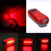 5 LED Bike Bicycle Tail Rear Safety Warning Light Taillight Lamp Super Bright  Backpack Running Lights Red Bicycle Tail Lamp Medicine  First Aid Stora