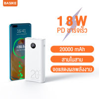 YLV [รับประกัน 1 ปี] Power Bank 20000mAh พาวเวอร์แบงค์ Power Bank 2.1A แบตสำรอง 2USB จอแสดงผล LED เพาเวอร์แบงค์ for iPhone Samsung oppo Model no.PT201P