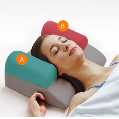 ✑┅✵ Anti-side sleeping pillow fixed and corrected posture prevention of head tilt post-operative anti-turning over side artifact cervical spine