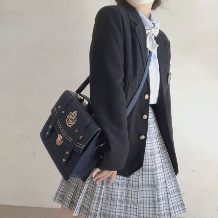 ถุงเครื่องแบบนักศึกษา-แพ็คเกจจัดหาโรงเรียน-กระเป๋าเมสเซนเจอร์-jk-uniform-bag-กระเป๋าสะพายข้างสะพายข้าง-v722