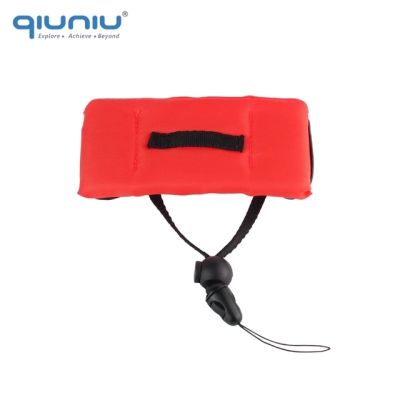 สายรัดข้อมือโฟมสายหนังสำหรับกล้องดำน้ำกันน้ำ Qiuniu สายคล้องมือลอยน้ำสำหรับ Gopro Hero 6 5 4 3 2สำหรับ Sj4000/5000สำหรับ Xiaomi Yi