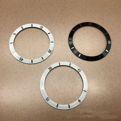 36Mm-29Mm 31Mm-25Mm Plastic Insert Ring For Pearl J12 Man Woman Watch Bezel Face Watches Replace Accessories Parts Black White