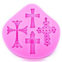 Angel Wings Food grade fondant cake silicone mold Happy Crosses for Reverse forming polymer clay chocolate decoration tools 1043 Bread Cake  Cookie Ac