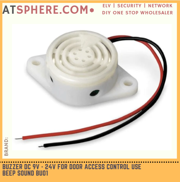Buzzer DC 9V 24V for Door Access Control use Beep Sound BU01 Lazada