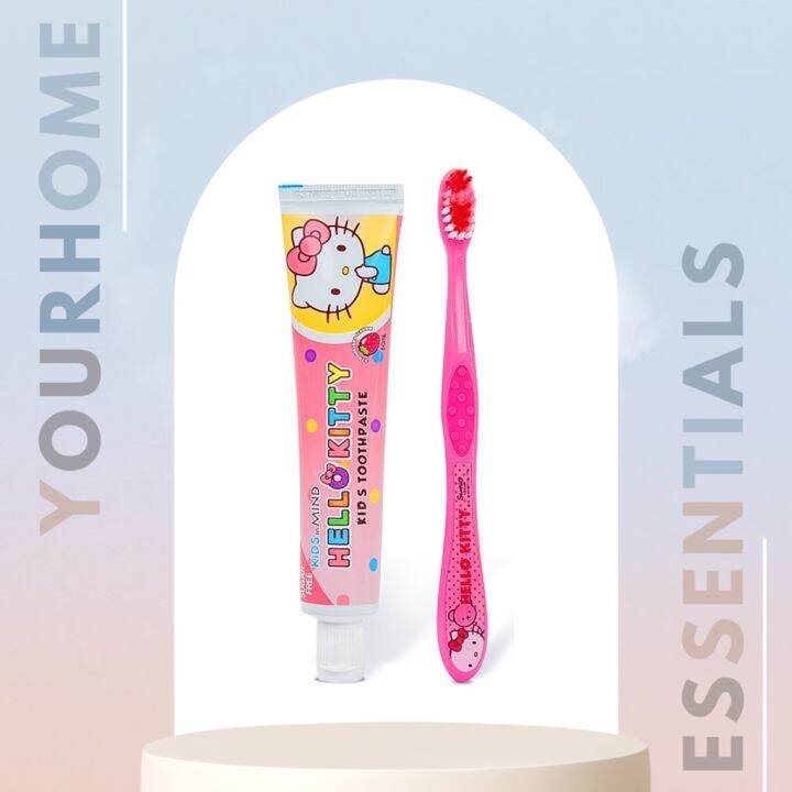 HELLO KITTY TOOTHPASTE 50ml+ TOOTHBRUSH 1pc Lazada PH