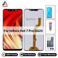 ที่มีคุณภาพสูงจอแอลซีดีสำหรับ Infinix ร้อน7 Pro X625จอแสดงผล LCD Touch Screen Digitizer สมัชชาสัมผัสแผง100% ทดสอบไม่มีพิกเซลตาย + เครื่องมือฟรี + กระจก