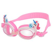 Cute Girl Unicorn Cartoon Swimming Goggles Anti Fog Swim Glasses Summer Swimming Accessories Silicone Eyewear With Ear Plugs Accessories Accessories