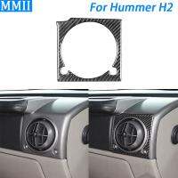 สำหรับ Hummer H2 2003-2007คาร์บอนไฟเบอร์ Co-Pilot Dashboard Air Outlet แผงฝาครอบตกแต่งภายในรถยนต์สติกเกอร์