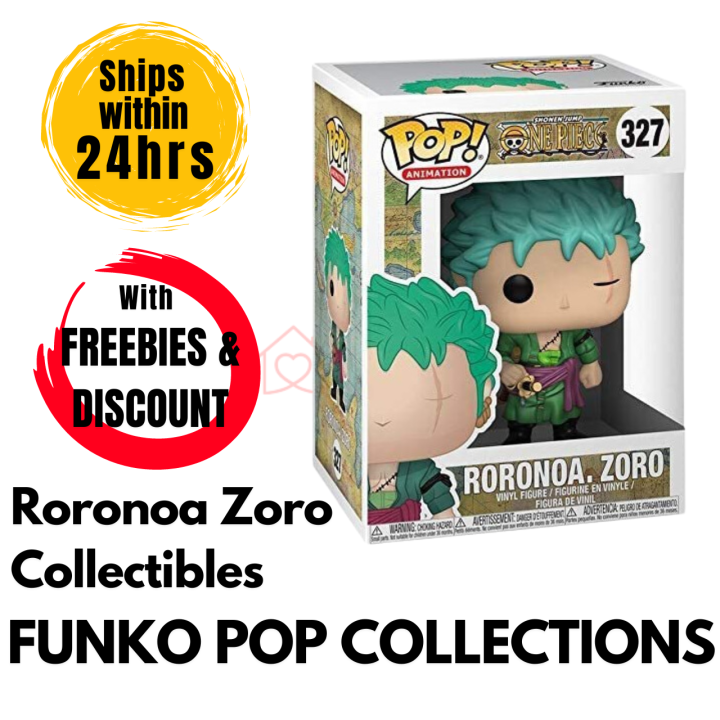 Funko Pop! Animation One Piece Roronoa. Zoro Figure #327 - US