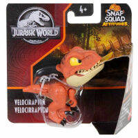 Mattel Jurassic World Snap Squad Attitudes Velociraptor (HBX51) แมทเทล จูราสสิค เวิลด์ ของเล่นแอ็กชั่นฟิกเกอร์ไดโนเสาร์ เวโลซีแรปเตอร์ สีส้ม