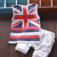 Summer Baby Boys Set Cotton Vest Top + Shorts