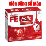 [hộp 100 viên] Viên uống Bổ máu Fe Folic Hỗ trợ giảm nguy cơ thiếu máu do thiếu sắt. Bổ sung sắt và acid folic cho cơ thể thumbnail