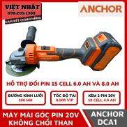 Máy mài pin 20V Anchor DCA1 không chổi than, kèm 2 pin 4.0Ah