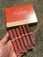 Heng Fang No.H7029 Lip gloss Silky &amp; Lasting ?( ถูก/แท้ )?  เซตลิปจุ่มเนื้อกำมะหยี่ 6 สี