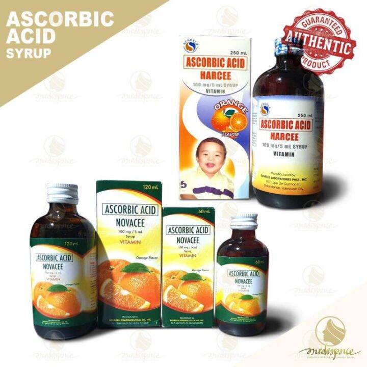 Ascorbic Acid Vitamin C Syrup for Kids Generic of Ceelin, PotenCee 60ml