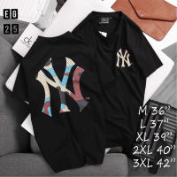 เสื้อยืดคุณภาพดี New Men t-shirt MLB NY เสื้อยืดเข้าใหม่สไตล์สตรีท Women shirt Ready stock COD S-5XL