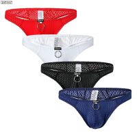 （A NEW）เซ็กซี่ผู้ชาย39; S แหวนทองชุดชั้นในเซ็กซี่ BreathableMesh G String EroticMan Tanga M XXL