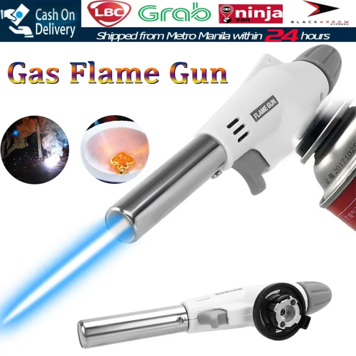 【Fast Delivery】Gas Blow Flame Gun Butane Auto Ignition Jet Burner