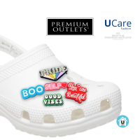 UCare - สินค้า Outlet Jibbitz Wording LOT 1 ตัวติดรองเท้า crocs ลายการ์ตูน ลายหายาก เมืองไทยหายาก นำเข้า 100%