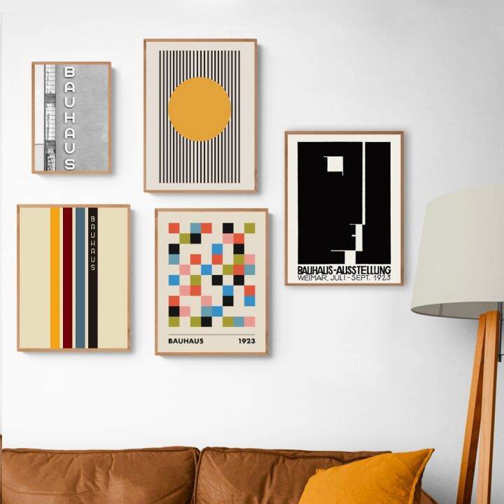 100 real photos Bauhaus Inspired Art Print Bauhaus Building Photo ...