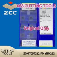 ZCC CT แบรนด์เพชร CNC ใบมีดโลหะผสม YBM253 SDMT09T312-PM YBG205 YBG202 YBC302