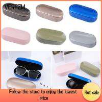 VERFZM SHOP โลหะสำหรับตกแต่ง กล่องใส่แว่นตา ป้องกันแรงกด แบบพกพาได้ อุปกรณ์เสริมแว่นตา แฟชั่นสำหรับผู้หญิง เคสลายแว่นตา สำหรับผู้หญิง