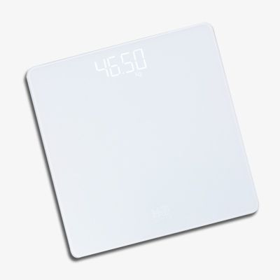 สินค้าใหม่ เครื่องชั่งน้ำหนักดิจิตอล Electronic weight scale แบบชาร์จ USB เครื่องชั่งน้ำหนักคน 180KG สีขาว