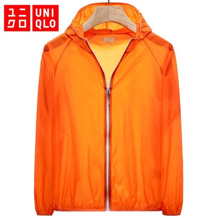 uniqlo-เสื้อกันยูวี-upf50-เสื้อกันแดดชายบางระบายอากาศได้-เสื้อกันแดด-เสื้อแขนยาวมีหมวก-เสื้อกันuv-ระบายอากาศได้ดี