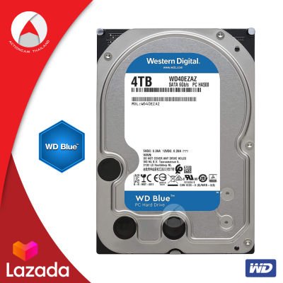 WD Blue 4TB HDD ปกป้องข้อมูลเป็นพิเศษ Harddisk สำหรับ Application สำนักงานและเว็บ (WD40EZAZ) Hard Drive ฮาร์ดดิสก์ 3.5 นิ้ว เย็นและเงียบ HDD BLUE 4TB 5400RPM SATA3(6Gb/s) 256MB ประกัน Synnex 3 ปี internal ฮาร์ดดิส harddrive ฮาร์ดไดรฟ์ wd internal harddisk