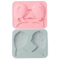 GL-แม่พิมพ์ ซิลิโคน รูปปลา 2 ช่อง (คละสี) Fish Silicone Mold