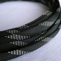 10M 12Mm 15/32 "Braided Pet ปลอกหุ้มสายไฟแบบขยายได้