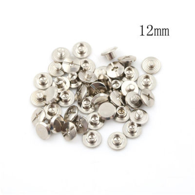 Rayua 20pcs ใหม่ NICKEL Binding Chicago สกรูเล็บ rivets อัลบั้ม CRAFT 5x6mm มีประโยชน์