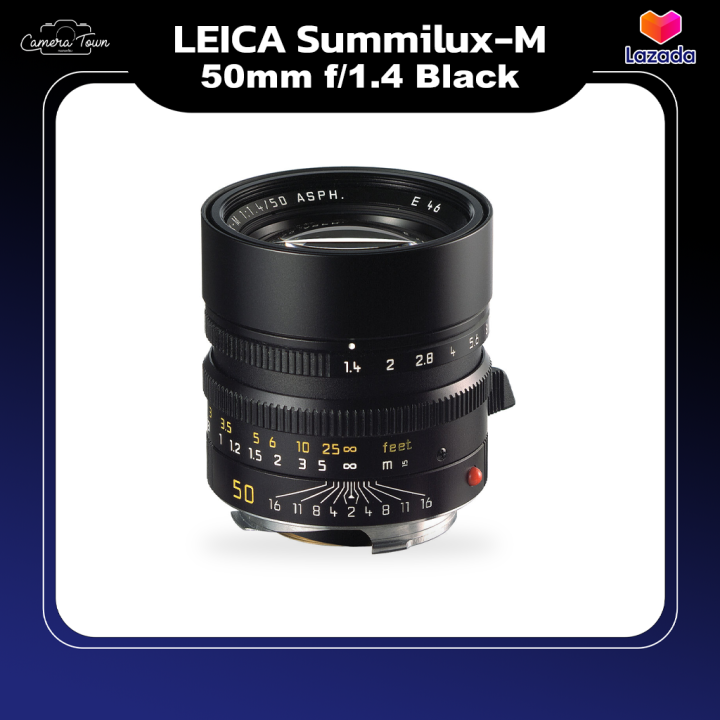 เลนส์ไลก้า-leica-summilux-m-50mm-f-1-4-asph-black-chrome-finish-สินค้าประกันศูนย์-2-ปี