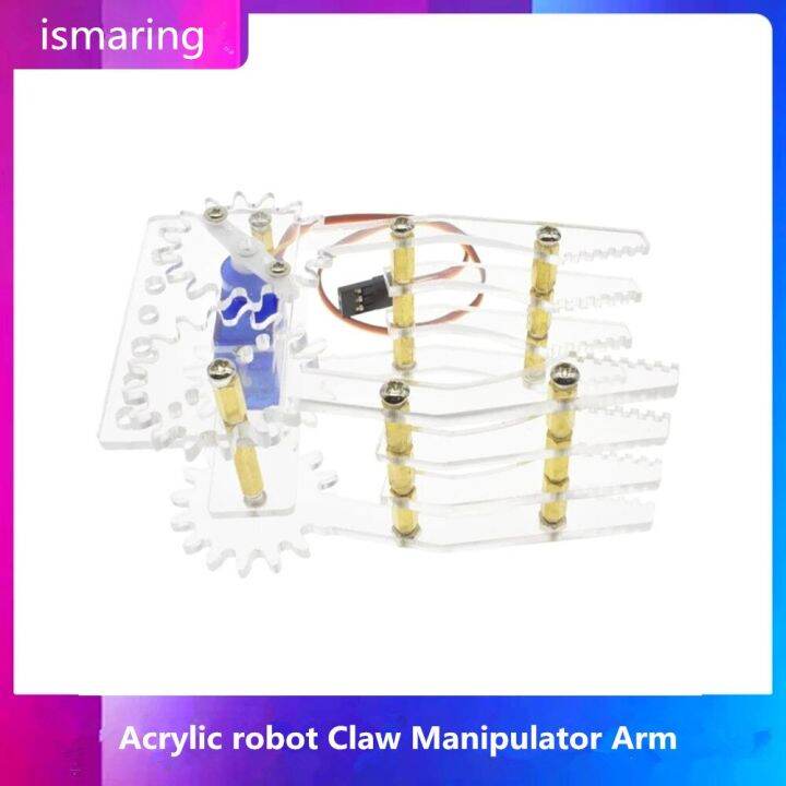 Acrylic robot Claw Manipulator Arm SG90 servos smart robot gripper for ...