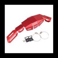 Motorcycle Exhaust Pipe Cover Heat Protector Thermal Insulation Guard for CRF300L CRF300 L CRF 300L(Red)