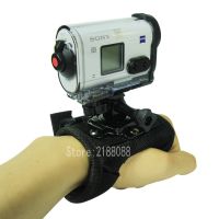 Sarung tangan Wrist Band 360 Derajat Rotasi Tangan Strap Mount untuk Xiaomi Yi 4 K Sony HDR FDR x3000 As300 As50 As100v As20 Aksi kamera