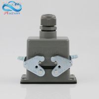 Rectangular Heavy Duty Connector DHC-HE10 Core Aviation plug Top Outlet Line Connector 16A500V Tighten The Wire By Screw