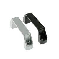 Aluminum Cabinet Handles Black Sliver Alloy Nylon 90mm 120mm 180mm Door Accessory DIY 3D Printer Parts for Aluminum Profile Door Hardware
