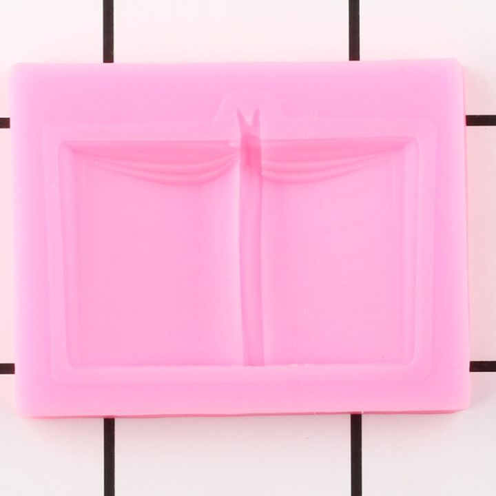 hot-book-silicone-molds-baby-birthday-fondant-decorating-tools-resin-clay-mold-chocolate-gumpaste-moulds