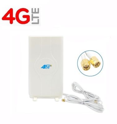 เสาอากาศ 4G Antenna 88Dbi เสาอากาศ 3G 4G Lte Antenna Booster Mimo Panel Antenna+2 Meters