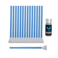 DSLR Camera Sensor Cleaning Accessories Tool 15 Swabs + CMOS Cleaner Liquid Set for SLR Mirrorless DSLR Lens Cleaners