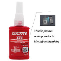 ใหม่ Loctite 263ความหนืดสูงล็อคกาวโลหะสกรูกระทู้ปิดผนึกกาวอุณหภูมิสูงทนต่อการกัดกร่อนกาว50มิลลิลิตร