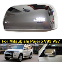 DECHO เปลี่ยนฝาครอบกระจกมองหลังสำหรับ Mitsubishi Pajero V93 V97 Snap-On ด้านหลังดูกระจกฝาปิดฝาครอบ Hood Shell Cap