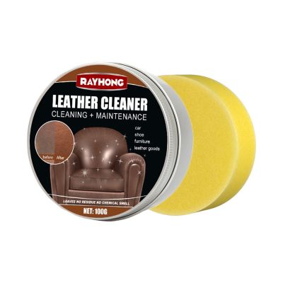 【LZ】◐✜◕  Leather Refurbishment Care Cream Car Leather Seat Leather Sofa Repair and Refurbishment Leather Scratch Care Cream
