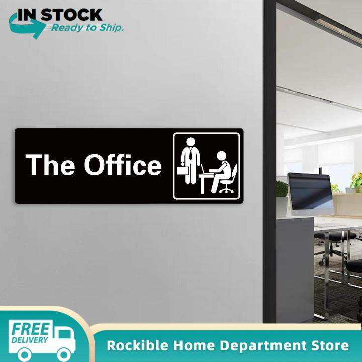 rockible Adhesive Office Signs Office Wall Letters Office Signage for